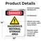 Signmission GHS Hazardous Material Danger Sign, Vinyl Decal, 10in W x 14in L, 2PK OS-2PACK-DS-D-1014-V-2024 - alternate 3